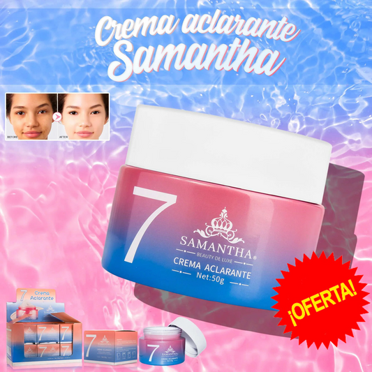 CREMA ACLARADORA SAMANTHA V7 ❤️ 100% ORIGINAL ✅